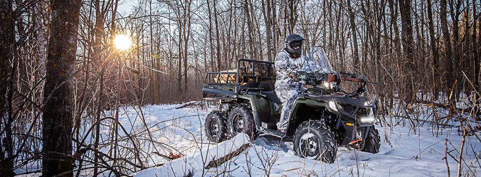 Polaris Sportsman 6 X 6 570 Schneearbeit