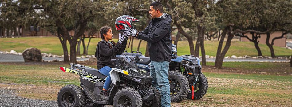 Polaris Outlaw 70 Kinder Probefahrt