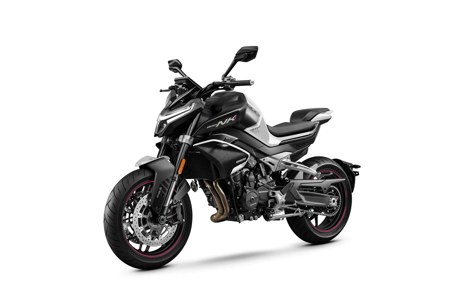 Cfmoto 800 Nk Advanced Nebula White Left 45