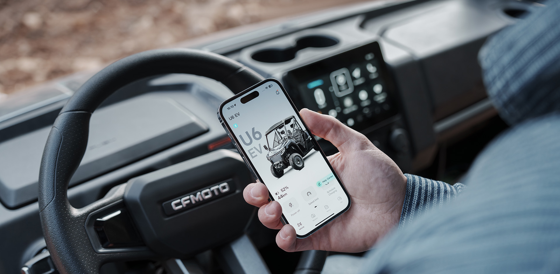 CFMOTO U6 EV Intelligente Konnektivität