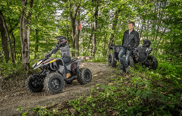 Polaris ATV Quad Sicherheit Technik Jugend