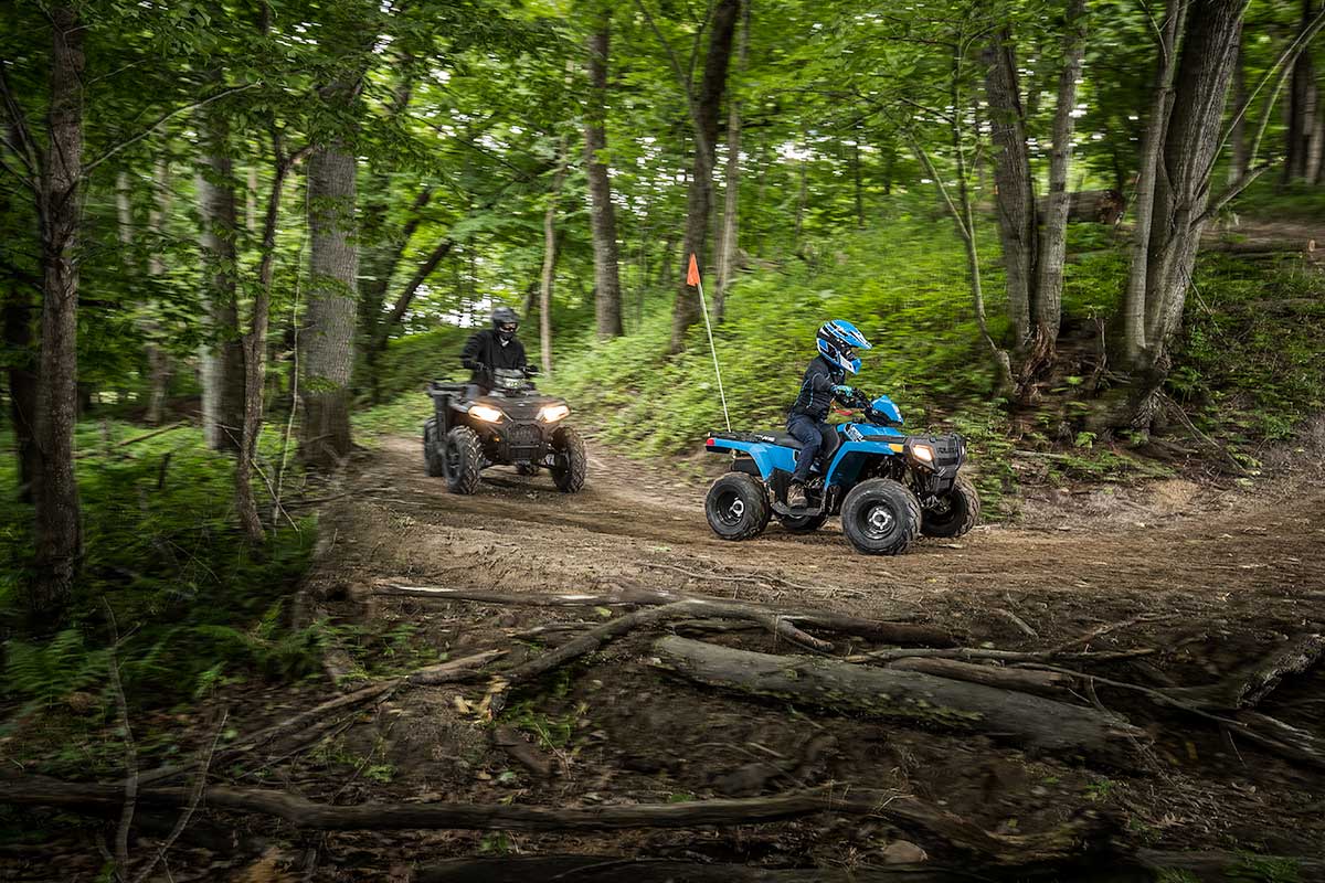 Polaris 110 Atv Kind Familie