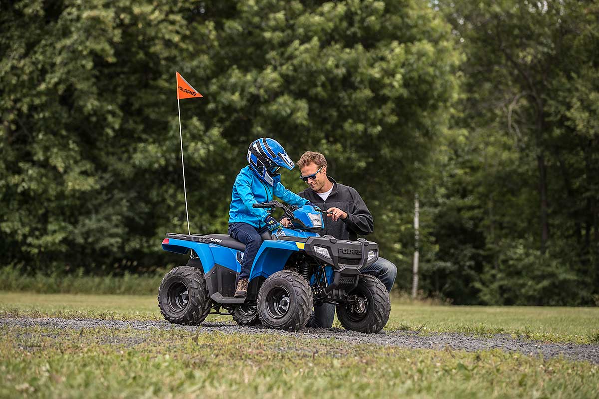 Polaris 110 Quad Vater Sohn