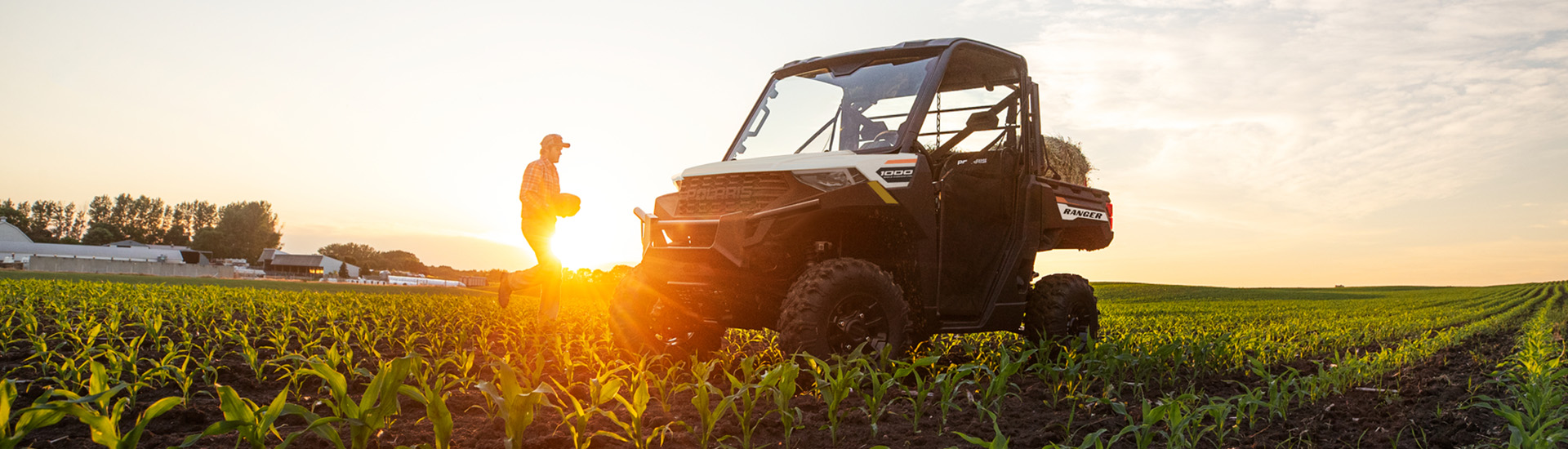 Polaris Ranger 1000 Sonnenaufgang