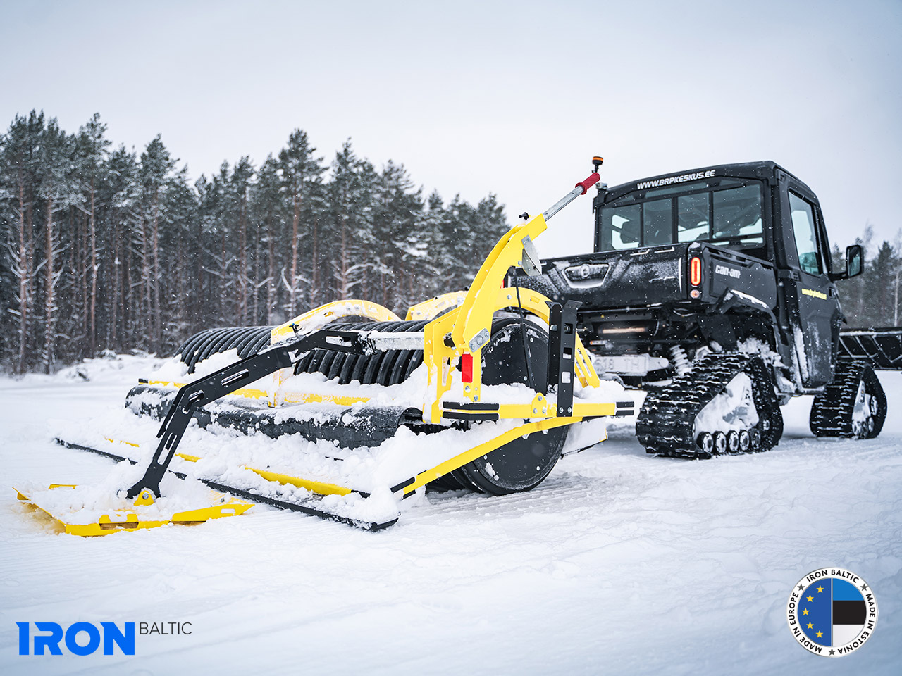 Klassisches Spursetzer-Modul für Schneewalzen