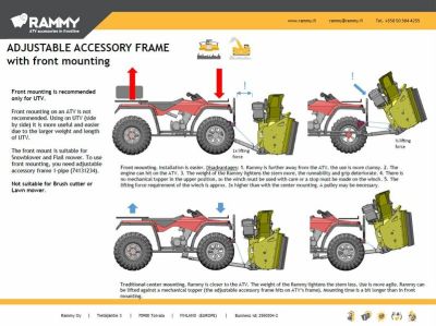 Schneefräse RAMMY 155 UTV