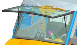 Cfmoto U6 EV Windschutzscheibe Vorne