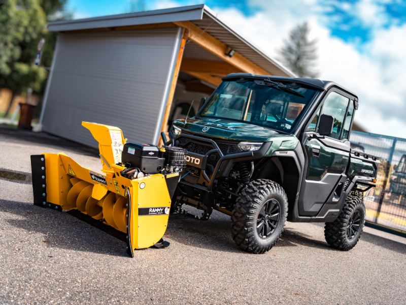 U10 PRO Highland mit Schneefräse