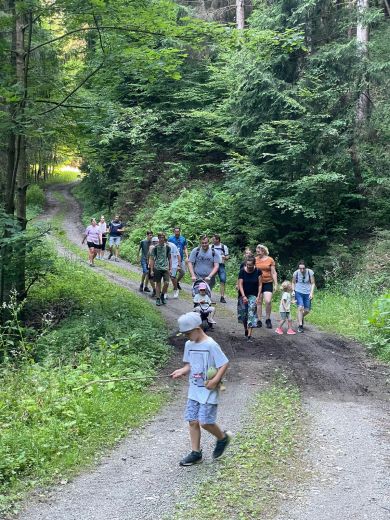 Mitarbeiter Familienwandertag 8.7.2023