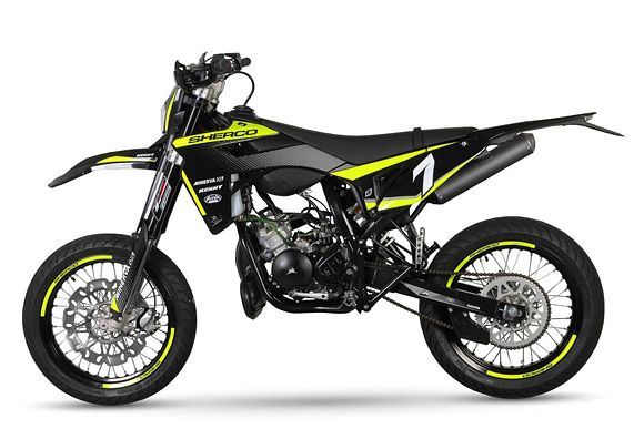 SHERCO 50 SM-RS SILVER neu