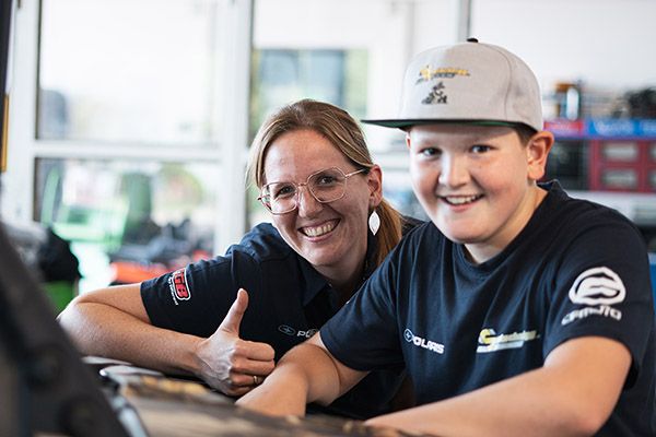 ATV Quad Polaris Werkstatt Nicole Fabian Skotschnigg