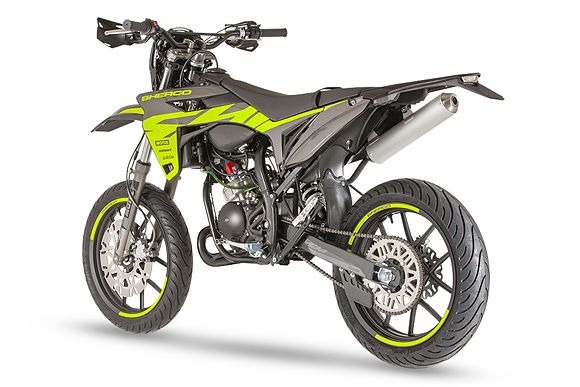 Sherco 50 Sm R Silver hinten
