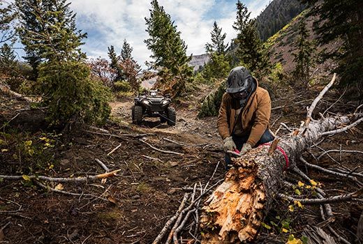 2021 Polaris Sportsman 1000 Wald Arbeit